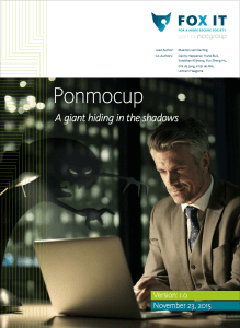 Ponmocup threat report cover page