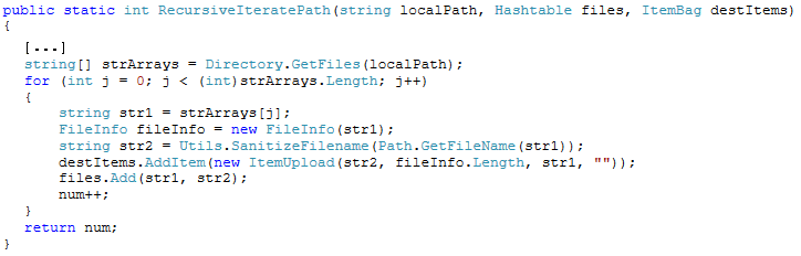 Recursive iteration
